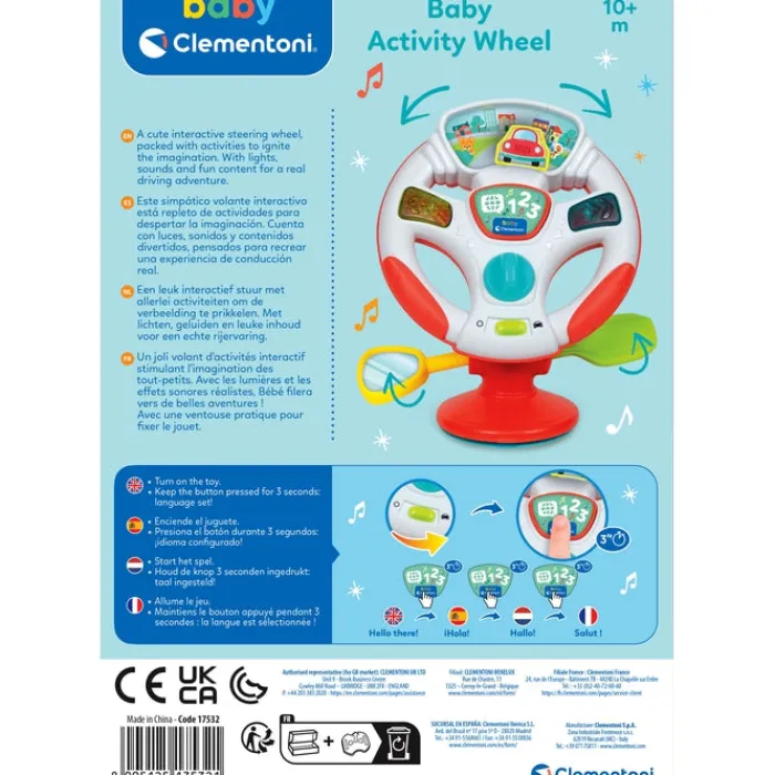 Clementoni Centres D'Activités|Le volant de Bébé