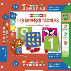 Clementoni Montessori|Les chiffres tactiles - Montessori