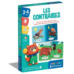 Clementoni Les Animaux|Les contraires