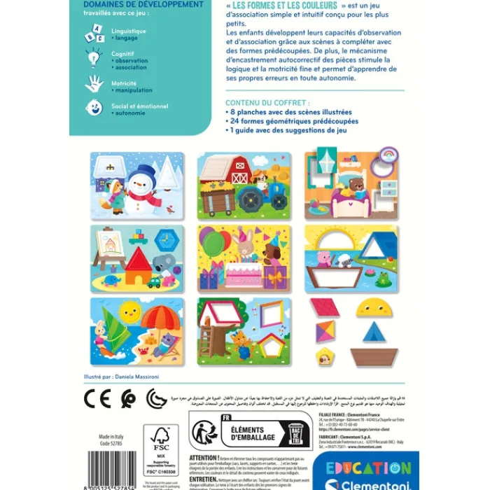 Clementoni Les Formes Et Les Couleurs|Les formes et les couleurs