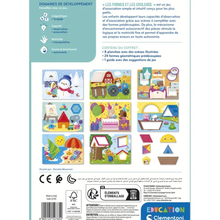 Clementoni Les Formes Et Les Couleurs|Les formes et les couleurs