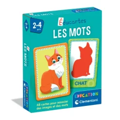 Clementoni Les Animaux|Les mots - Éducartes