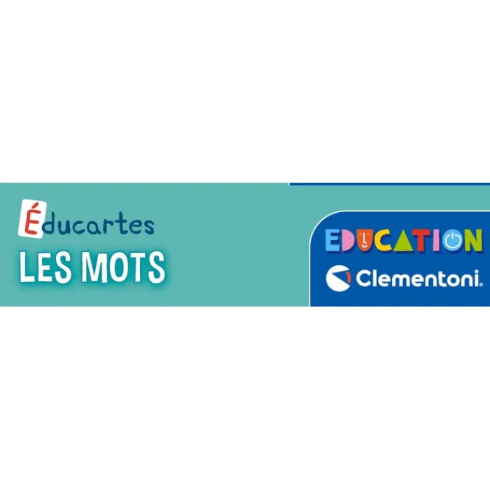Clementoni Les Animaux|Les mots - Éducartes