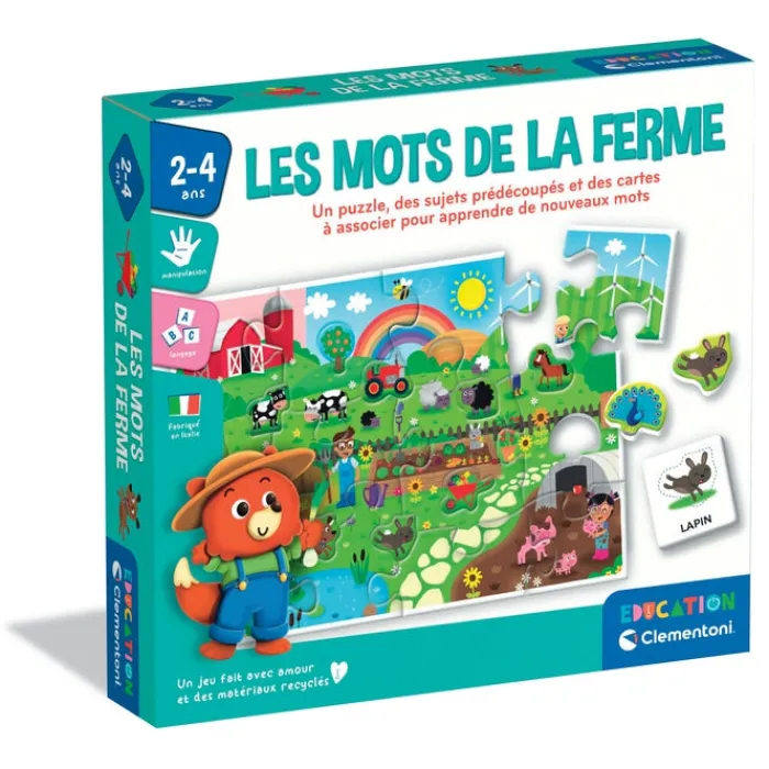 Clementoni L'Alphabet Et Les Mots|Les mots de la ferme