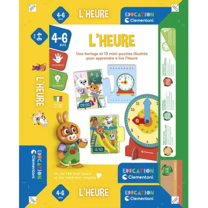 Clementoni Découvrir Les Émotions|L'heure