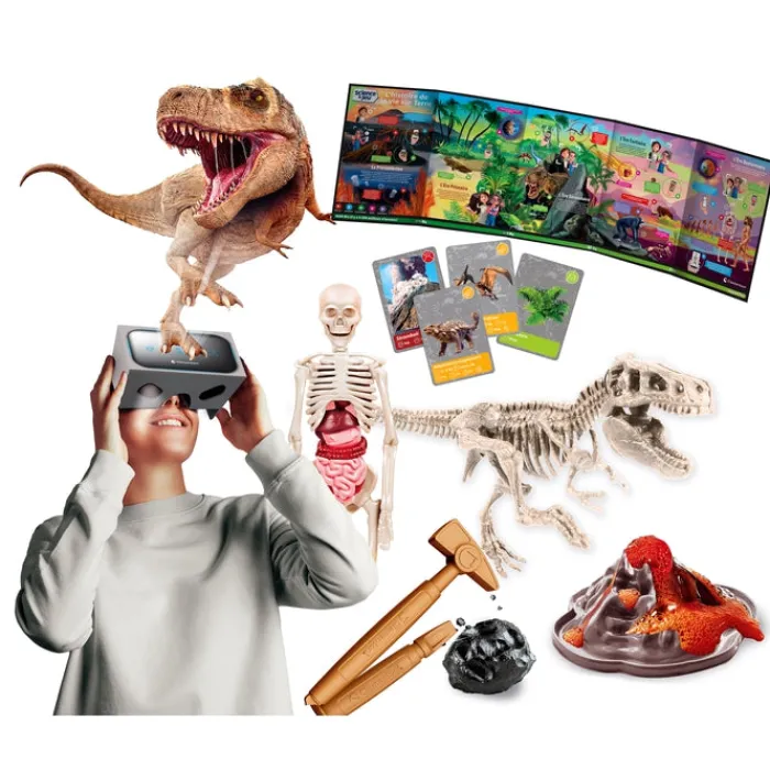 Clementoni Science Classique|L'histoire de la vie sur Terre - Réalité Virtuelle