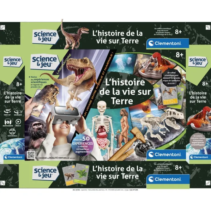 Clementoni Science Classique|L'histoire de la vie sur Terre - Réalité Virtuelle