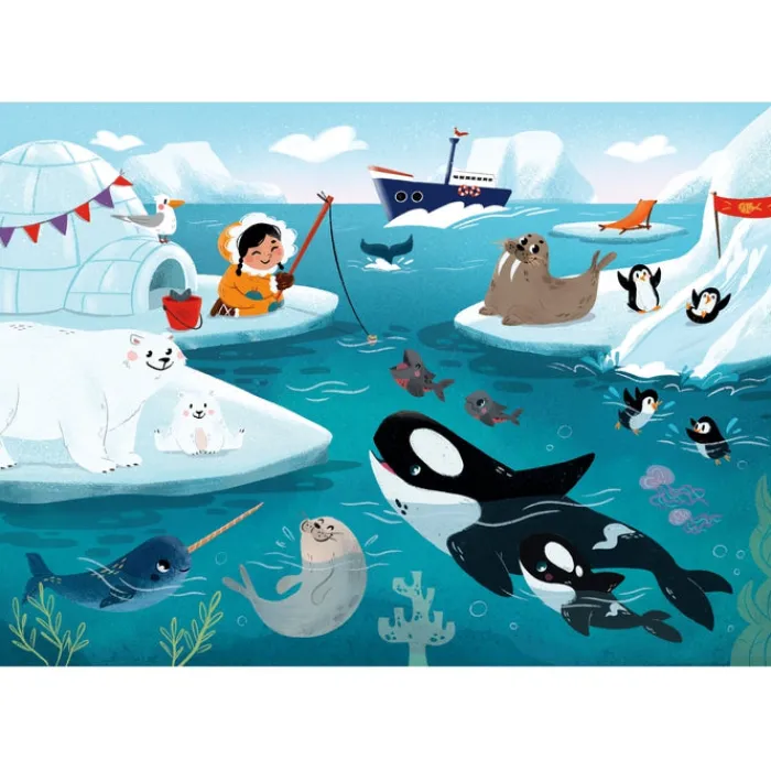 Clementoni Cartes|Illustrations|Life At Sea - 60 pièces