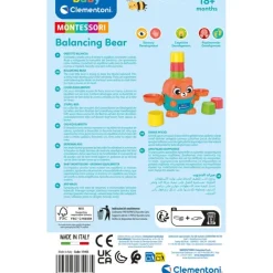 Clementoni Éveil|L'ours équilibriste - Montessori