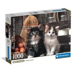 Clementoni Football|Vintage|Lovely Kittens - 1000 pièces