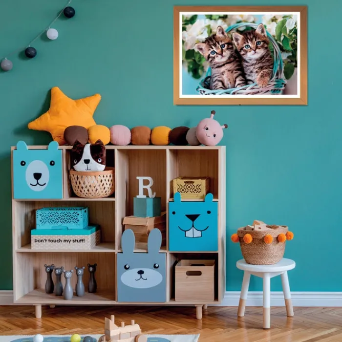 Clementoni Cartes|Animaux|Lovely Kitty Twins - 60 pièces