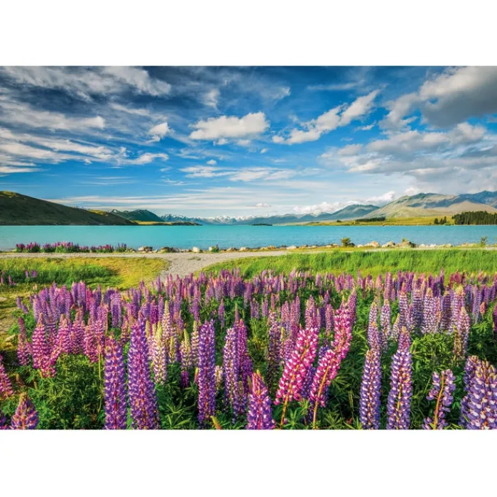 Clementoni Paysages|Football|Lupins At Lake Tekapo - 1500 pièces