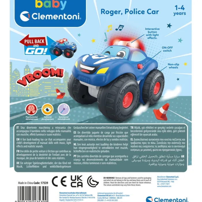 Clementoni Véhicules|Ma voiture de police interactive