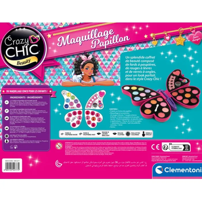 Clementoni Beauté Et Maquillage|Maquillage papillon