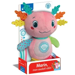 Clementoni Peluches|Marin, mon axolotl câlin