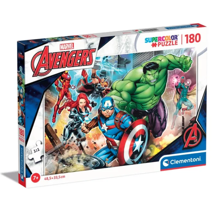 Clementoni Cartes|Marvel Avengers - 180 pièces