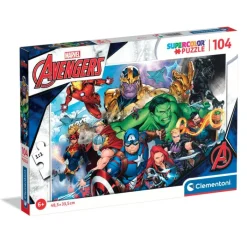 Clementoni Cartes|Marvel Avengers - 104 pièces