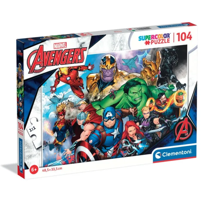 Clementoni Cartes|Marvel Avengers - 104 pièces