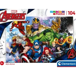 Clementoni Cartes|Marvel Avengers - 104 pièces