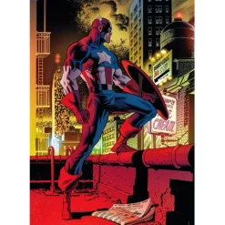 Clementoni Football|Vintage|Marvel Captain America - 1000 pièces