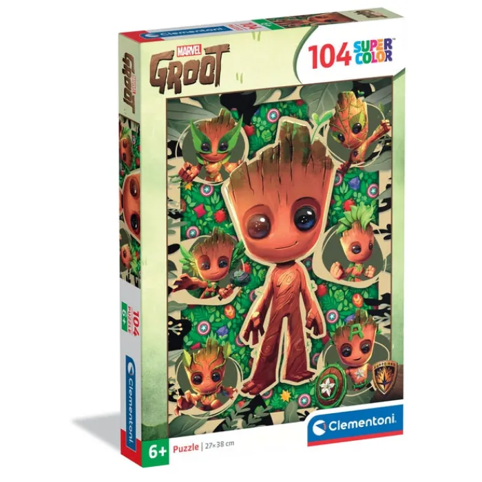 Clementoni Cartes|Marvel Groot - 104 pièces