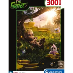 Clementoni Cartes|Marvel I Am Groot - 300 pièces