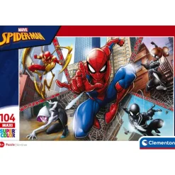 Clementoni Cartes|Marvel Spider-Man - 104 pièces
