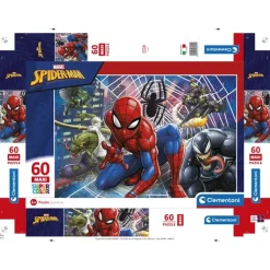 Clementoni Cartes|Marvel Spider-Man - 60 pièces