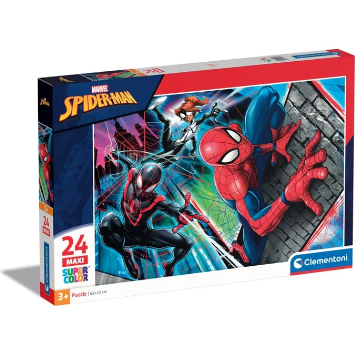 Clementoni Cartes|Marvel Spider-Man - 24 pièces