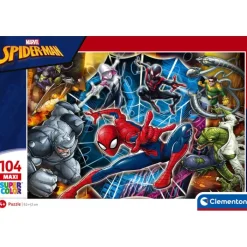 Clementoni Cartes|Marvel Spider-Man - 104 pièces