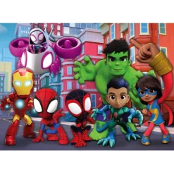 Clementoni Cartes|Vintage|Marvel Spidey & His Amazing Friends - 24 pièces