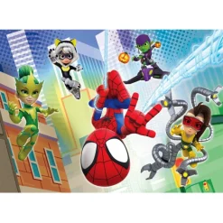 Clementoni Cartes|Vintage|Marvel Spidey & His Amazing Friends - 60 pièces
