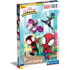 Clementoni Football|Vintage|Marvel Spidey & His Amazing Friends - 60 pièces
