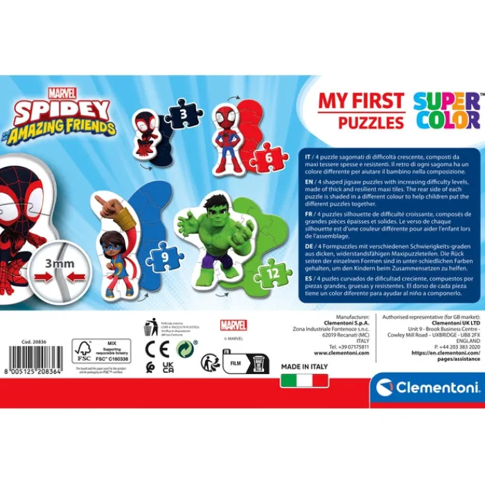 Clementoni Cartes|Marvel Spidey And His Amazing Friends