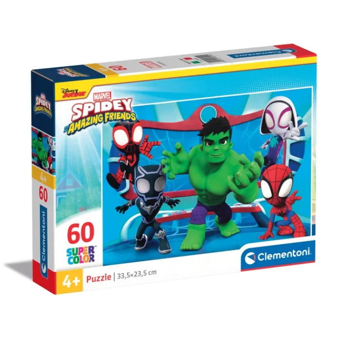 Clementoni Cartes|Marvel Spidey And His Amazing Friends - 60 pièces