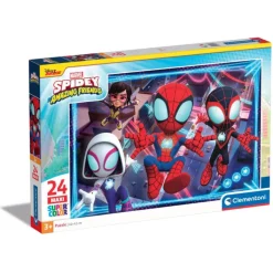 Clementoni Cartes|Marvel Spidey And His Amazing Friends - 24 pièces