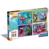 Clementoni Cartes|Marvel Spidey And His Amazing Friends - 1x12 + 1x16 + 1x20 + 1x24 pièces