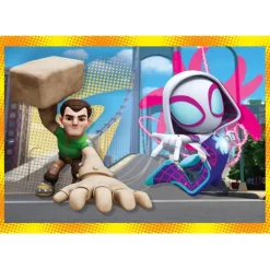 Clementoni Cartes|Marvel Spidey And His Amazing Friends - 1x12 + 1x16 + 1x20 + 1x24 pièces