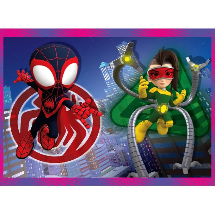 Clementoni Cartes|Marvel Spidey And His Amazing Friends - 1x12 + 1x16 + 1x20 + 1x24 pièces