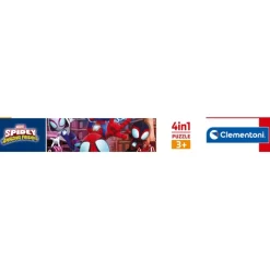 Clementoni Cartes|Marvel Spidey And His Amazing Friends - 1x12 + 1x16 + 1x20 + 1x24 pièces