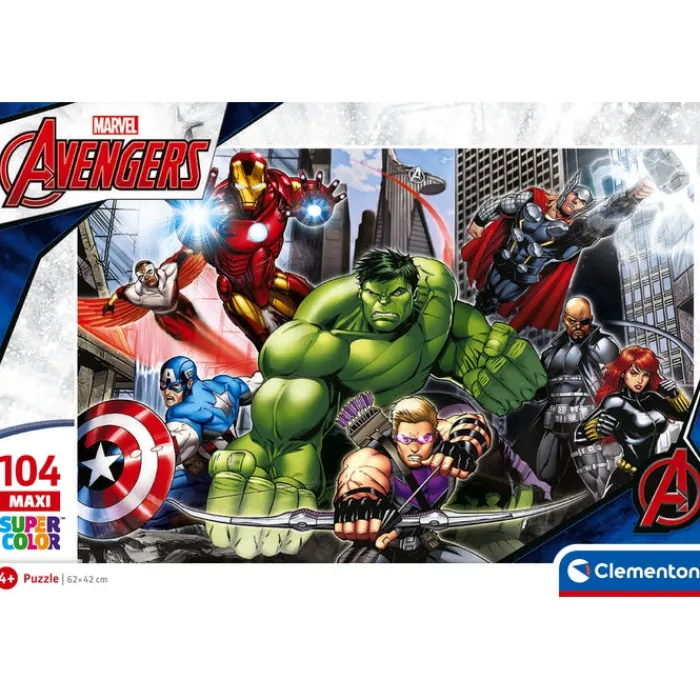 Clementoni Cartes|Marvel The Avengers - 104 pièces