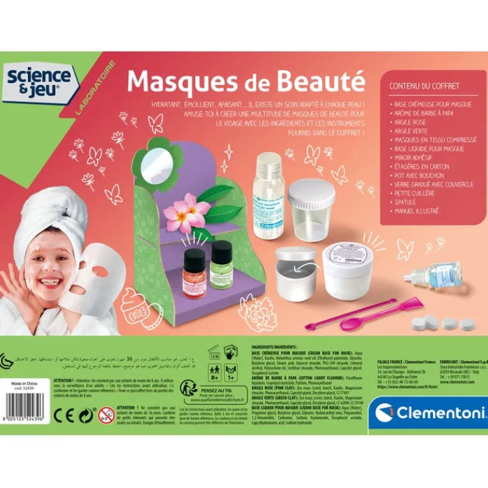Clementoni Cosmétiques|Masques de beauté