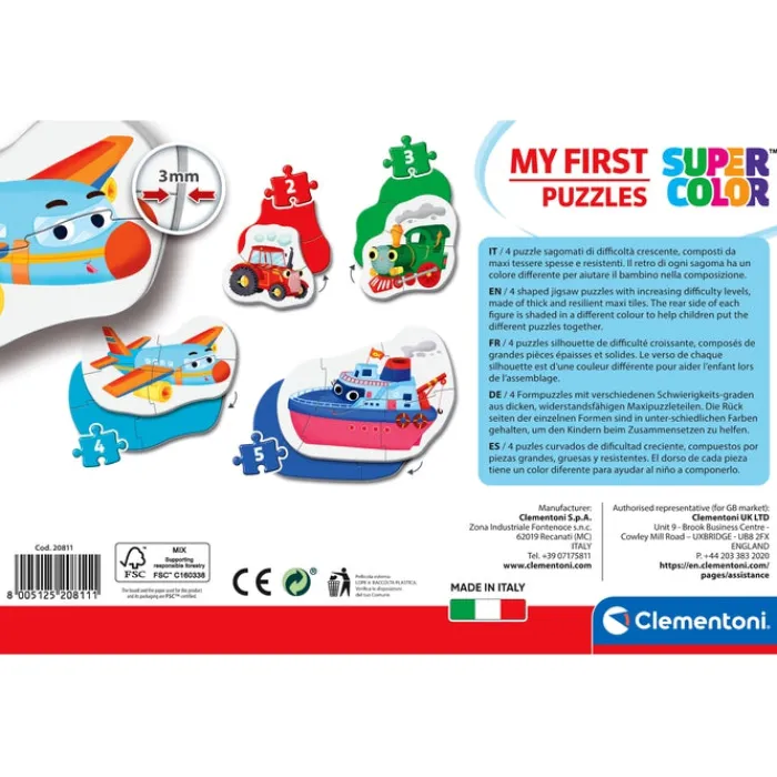 Clementoni Cartes|Illustrations|Means of transport