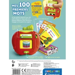Clementoni L'Alphabet Et Les Mots|Mes 100 premiers mots bilingues