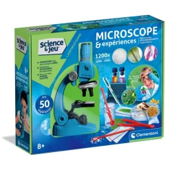 Clementoni Science Classique|Microscope & expériences
