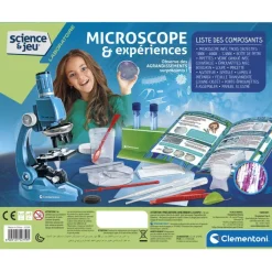 Clementoni Science Classique|Microscope & expériences