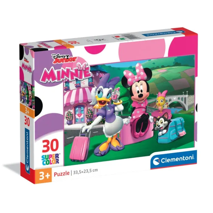 Clementoni Cartes|Personnages Disney|Minnie - 30 pièces