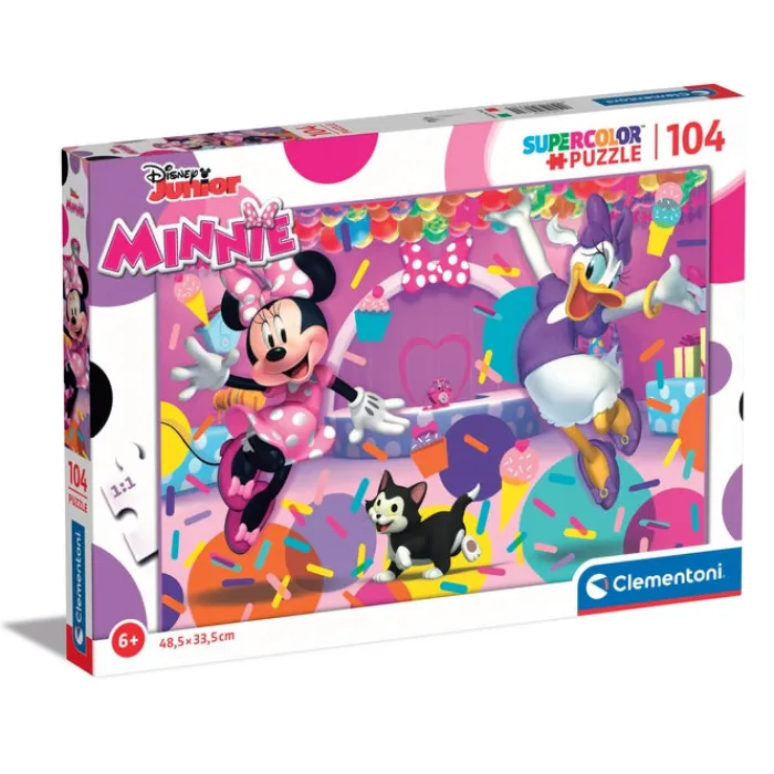 Clementoni Cartes|Personnages Disney|Minnie - 104 pièces