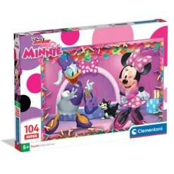 Clementoni Cartes|Personnages Disney|Minnie - 104 pièces