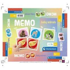 Clementoni Mémo|Mémo - Bébés animaux